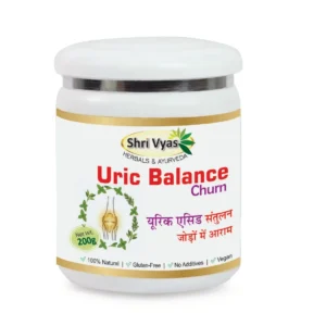 Shri Vyas Uric Balance Churn – Ayurvedic Herbal Powder for Uric Acid Balance & Joint Comfort Support | 100% Natural, Gluten-Free, Vegan | No Additives | 200g