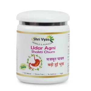 Shri Vyas Udar Agni Shakti Churn | Ayurvedic Digestive Powder | Improves Digestion, Boosts Appetite & Gut Health | Relieves Gas, Bloating & Indigestion